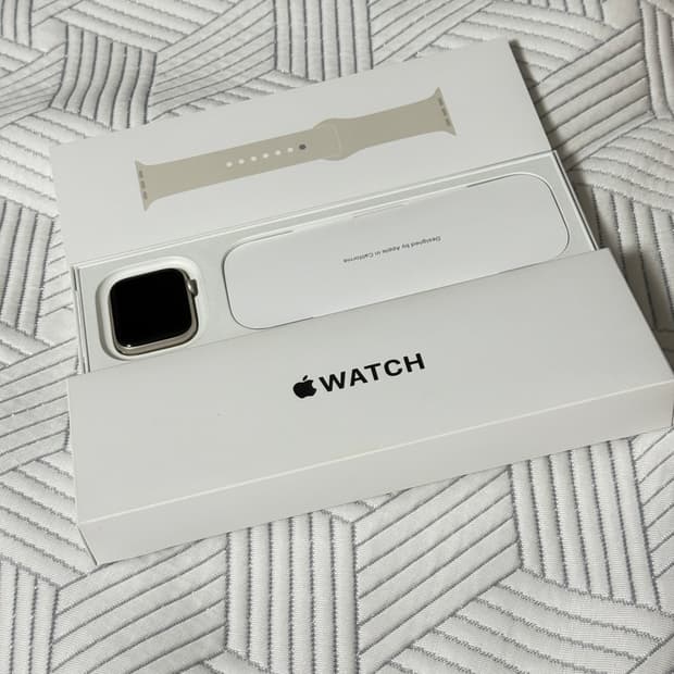 애플워치 se2 LTE  배터리 성능 100% 박스포함