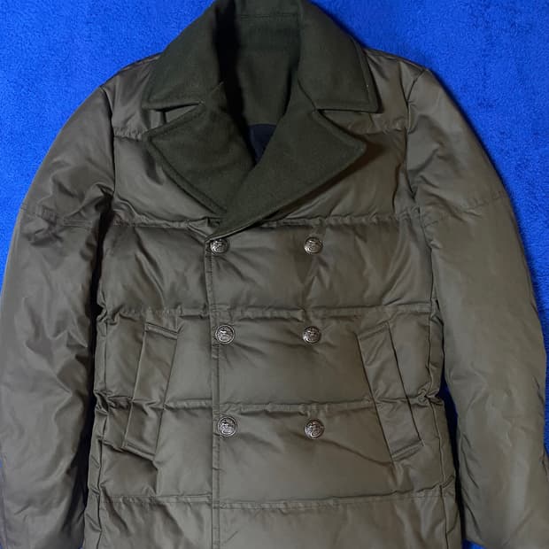 SYSTEM 시스템옴므 구스다운 더플 패딩 코트 자켓 100