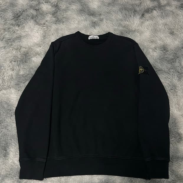 [XL size] 스톤아일랜드 맨투맨 블랙