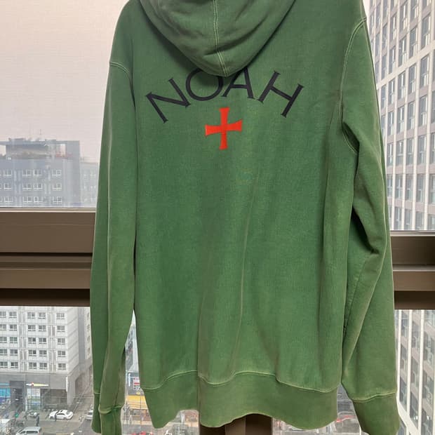 노아 NYC 후드 집업 그린