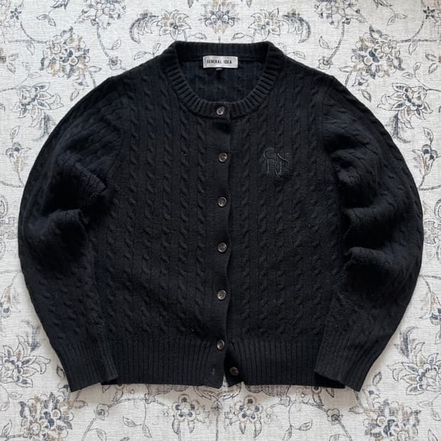 제너럴아이디어 꽈배기 가디건