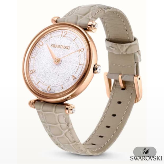 정가60만~새제품)스와로브스키 크리스탈린 시계 정품