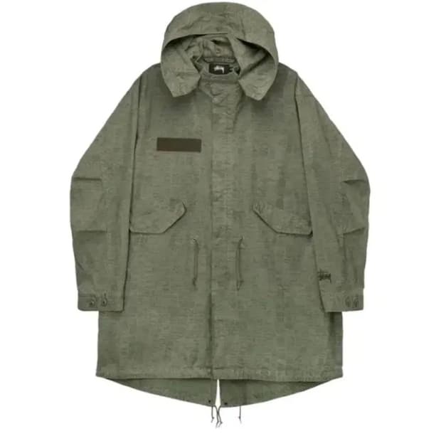 스투시 나이코 피쉬테일 파카 m