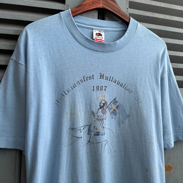 [L]80's Made in USA 빈티지 프린팅 티셔츠
