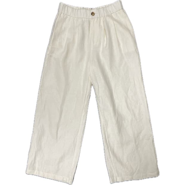 [L] THE LOW 더로우 와이드 린넨 팬츠 바지