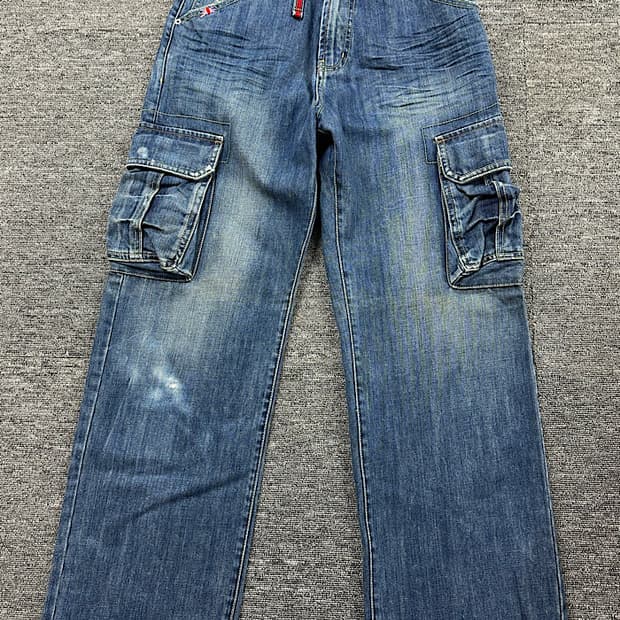 빈티지 카고 데님 팬츠 30인치 