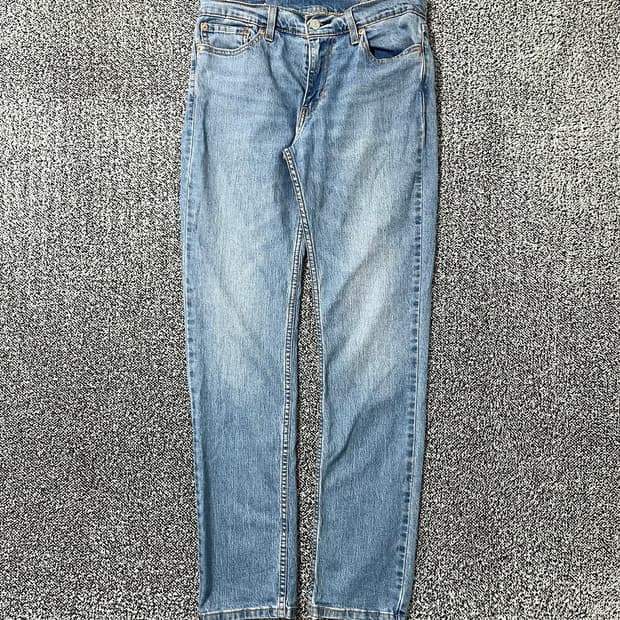 빈티지9. 리바이스 511 슬림핏 워시드 쿨 원단 데님팬츠 청바지