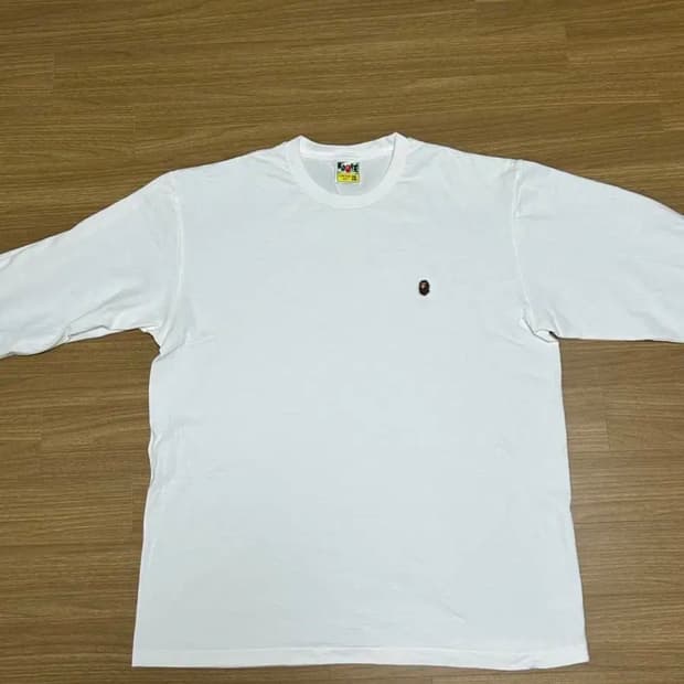 베이프 BAPE 롱슬리브 White 2XL