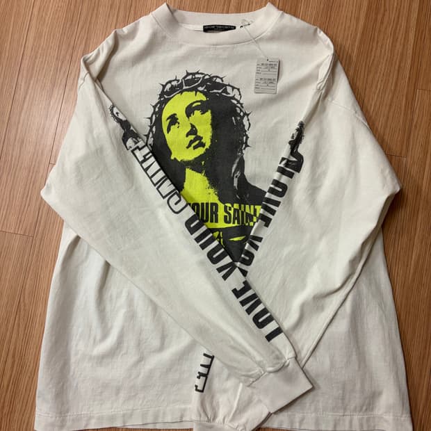 (XL) 세인트 마이클 러브 유어 세인트 롱슬리브