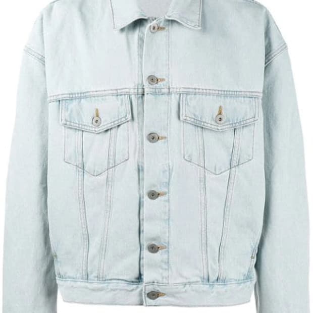 Yeezy season 5 Light blue 데님자켓 S