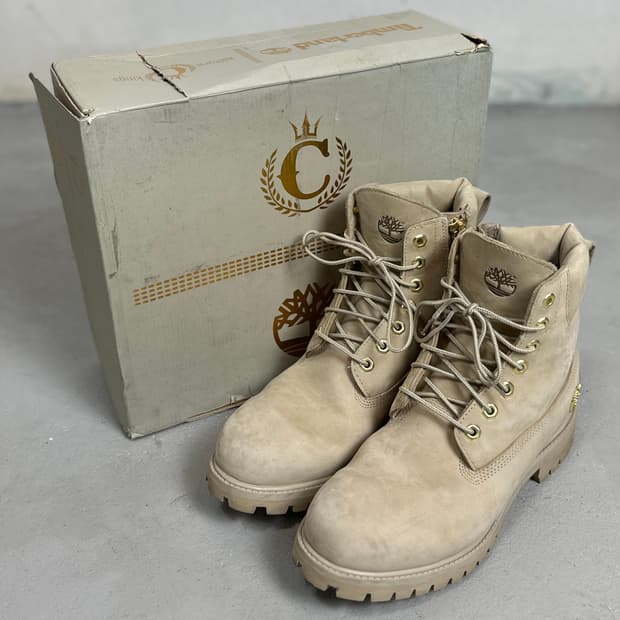 팀버랜드 6인치 누벅 부츠 베이지