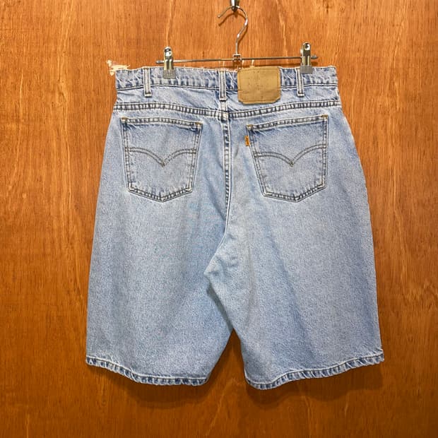 34)90~00s Levi's 리바이스 560 오렌지탭 데님 반바지 쇼츠