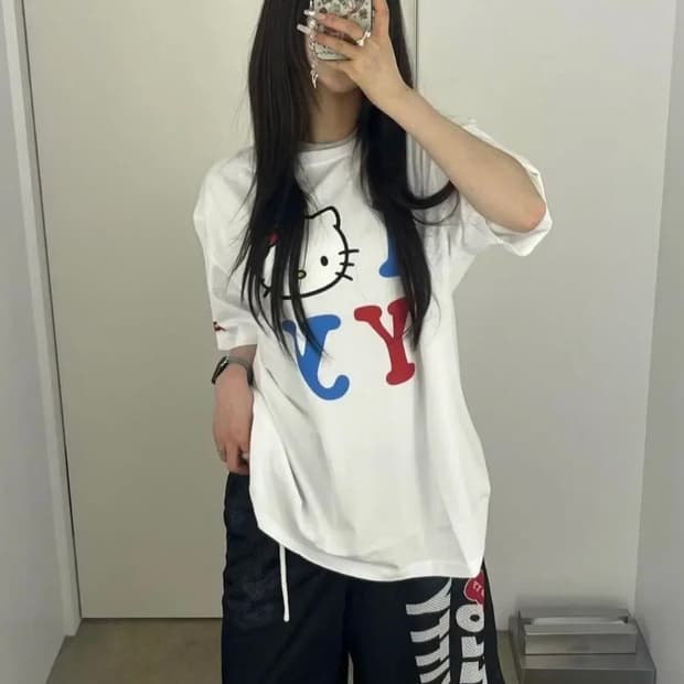 새상품)오픈와이와이 키티 쇼츠s-m