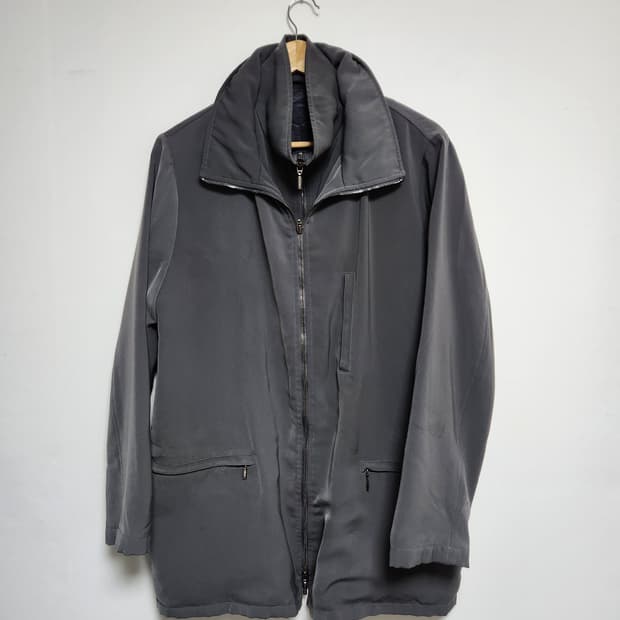 아르마니꼴레지오니 더블지퍼 자켓 M - J53