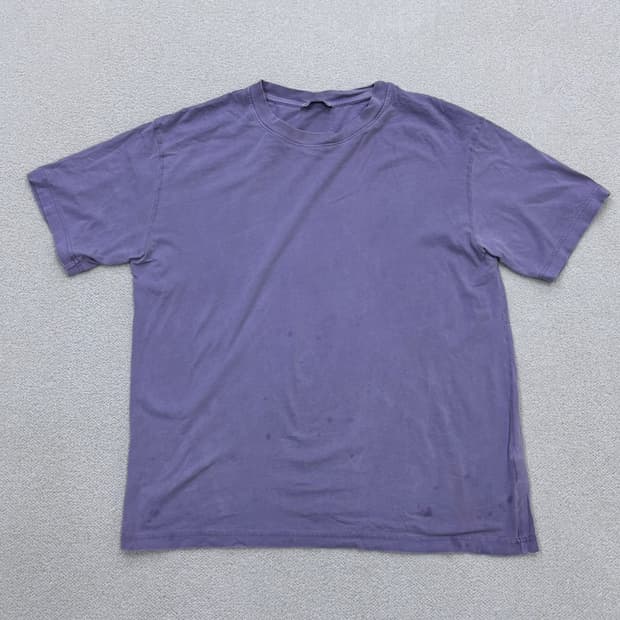 실측확인 코스 무지 반팔 티셔츠 0313E