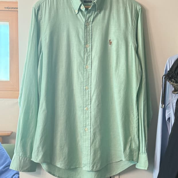 랄프로렌 샴브레이 옥스퍼드 셔츠 M xl 사이즈