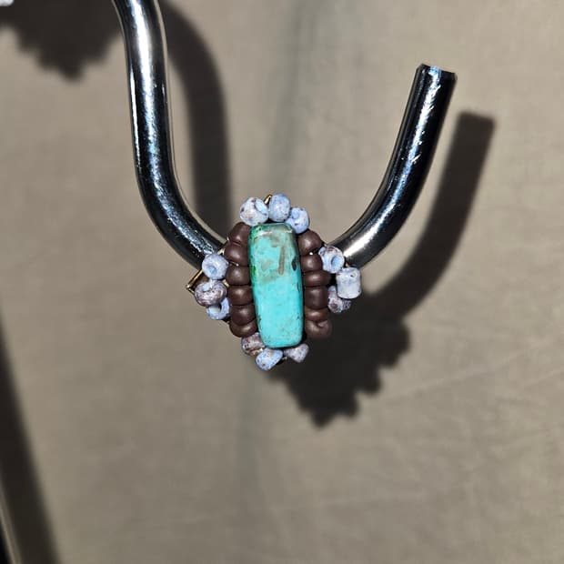 빈티지 보헤미안 터키석 귀찌