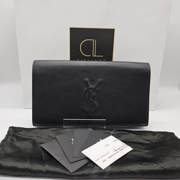 정품 입생로랑 벨드쥬르 클러치백