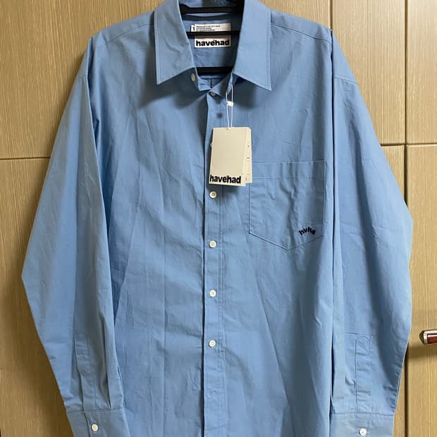 [HAVEHAD] 해브해드 Logo Comfort Shirts 라이트블루