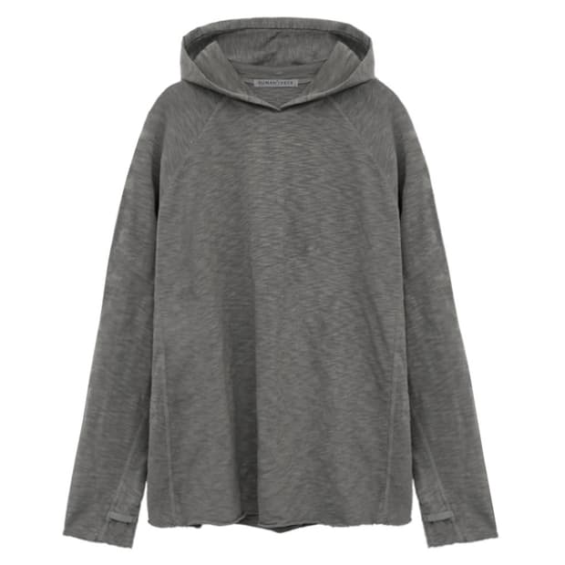 [2] 폴리테루 휴먼인덱스 휴먼 슬럽 후디 후드 차콜