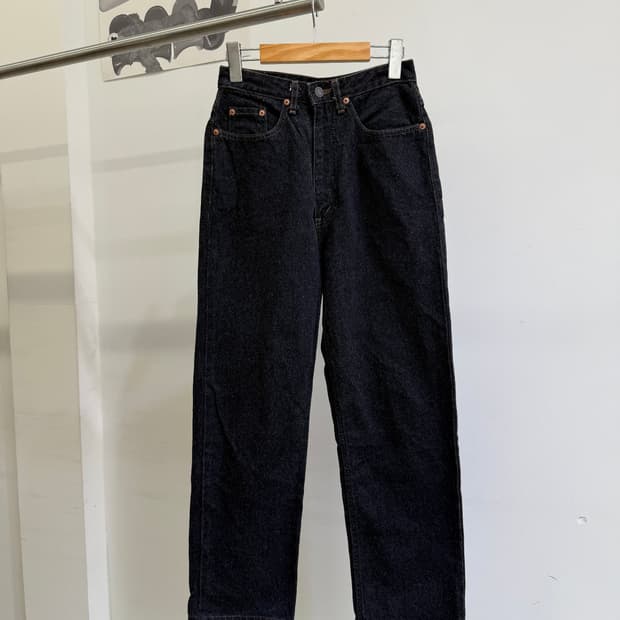 LEVIS 515 (Made in Japan) 흑청 데님 팬츠 