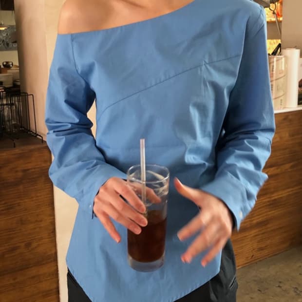 언발 코튼 롱슬리브