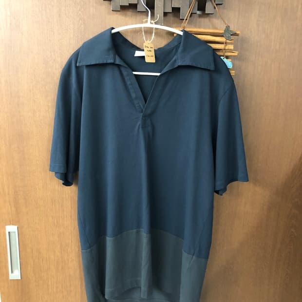 Dries van noten 카라 반팔티 M