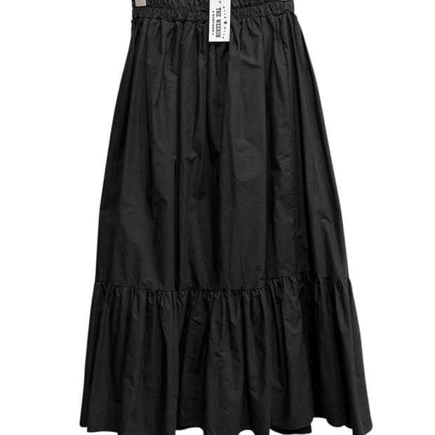 Vintage 프릴 롱스커트