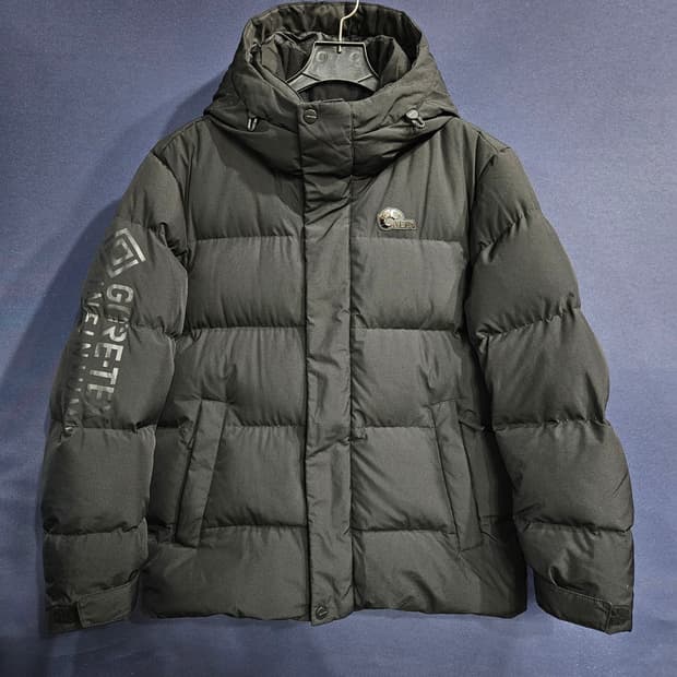 네파 고어텍스 블랙컬러 남성 100 덕다운 패딩 