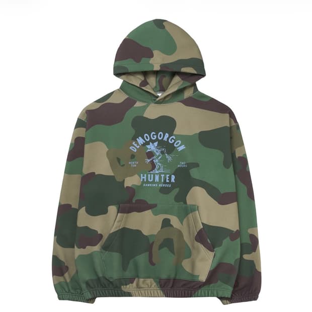 [XL] 아이앱 스튜디오 x 기묘한 이야기 헌터 카모 후드