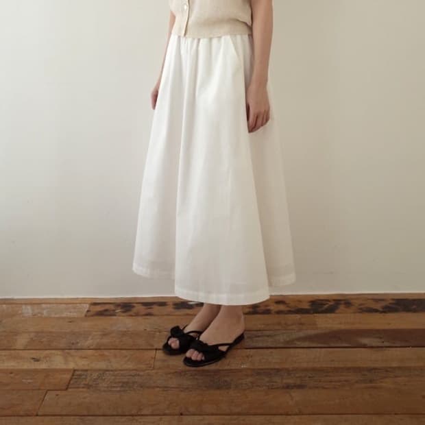 오브네어 세덴 코튼 스커트