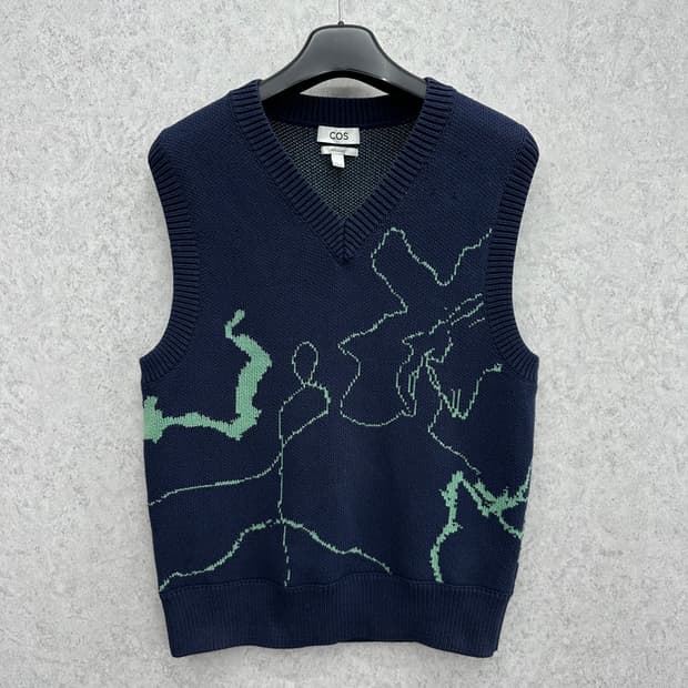 95 COS 코스 남자 니트 조끼 베스트