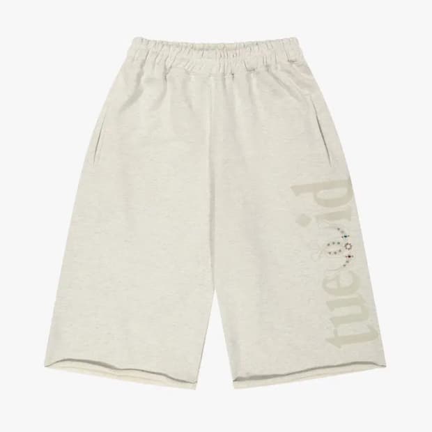 트위드 버뮤다 스웨트쇼츠 1사이즈