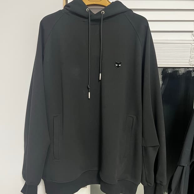 지제로 라글란 슬릿 팬서 후드 블랙 xl