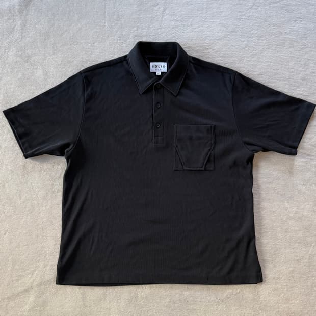 솔리드옴므 카라 반팔티