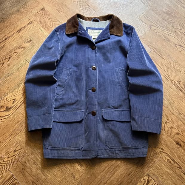 [L]L.L.Bean USA 엘엘빈 파스텔블루 코듀로이 헌팅자켓