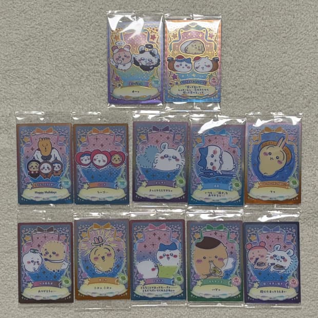 먼작귀 치이카와 웨하스 럭키 카드