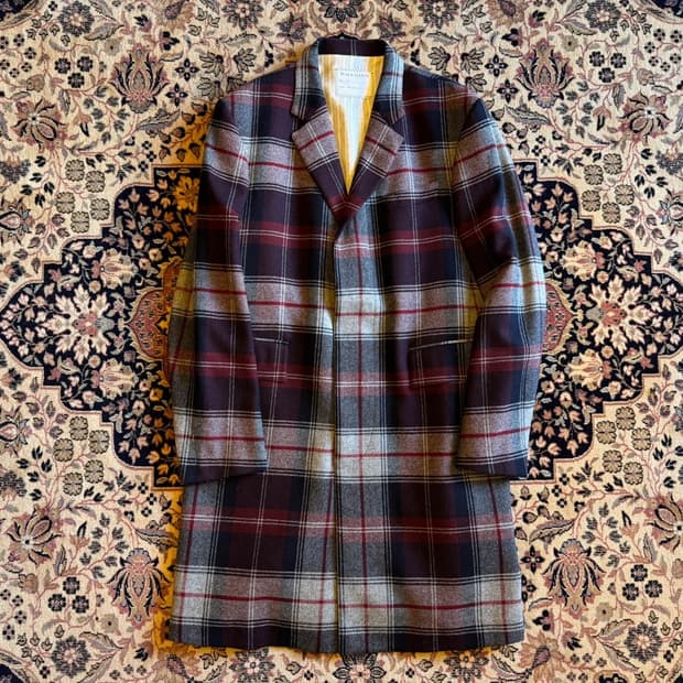 브룩스 브라더스 블랙플리스 체스터필드 코트 100