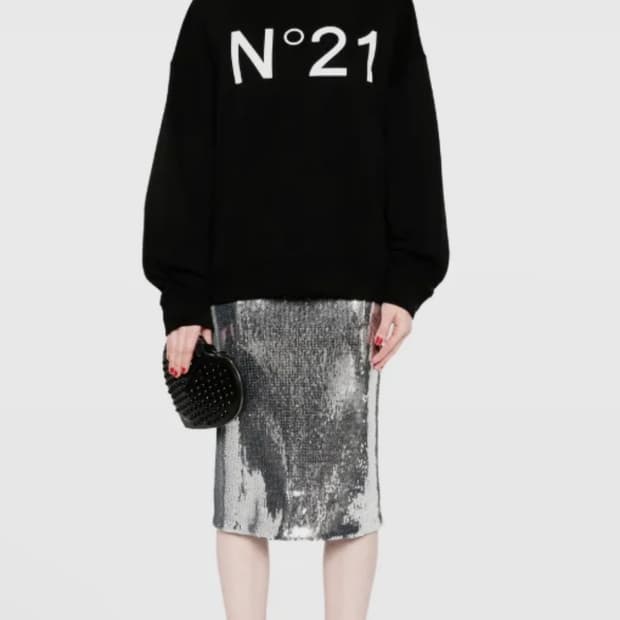 N°21 (NO21) 뉴메로 벤티우노 넘버 21 의 쉬퀸 (스팽글) 미디