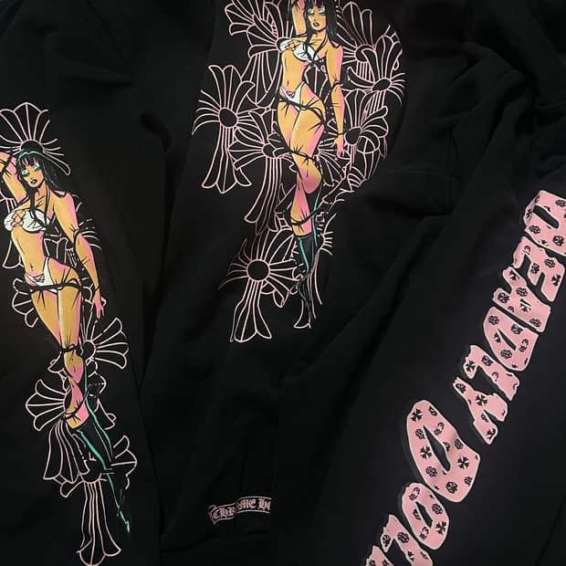 크롬하츠 데들리돌 후드집업 XL