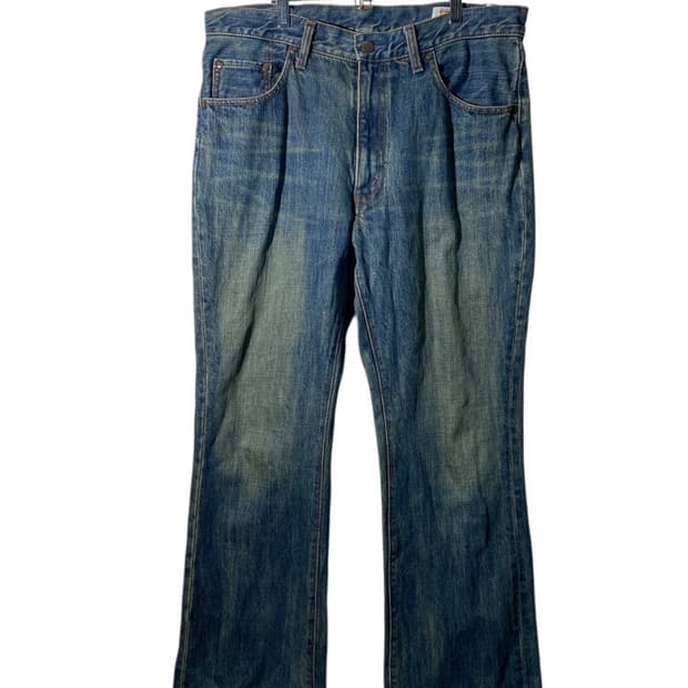 빅 존 워싱 데님 팬츠