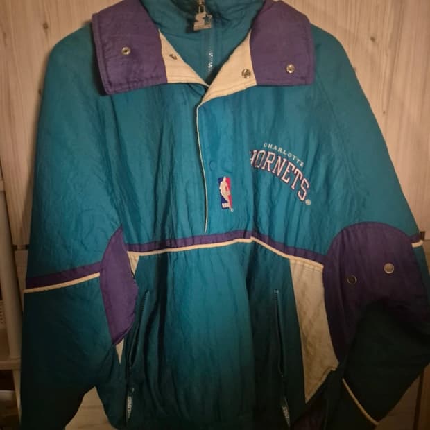 스타터 샬롯 호네츠 L사이즈  90's 희귀 빈티지 레어템