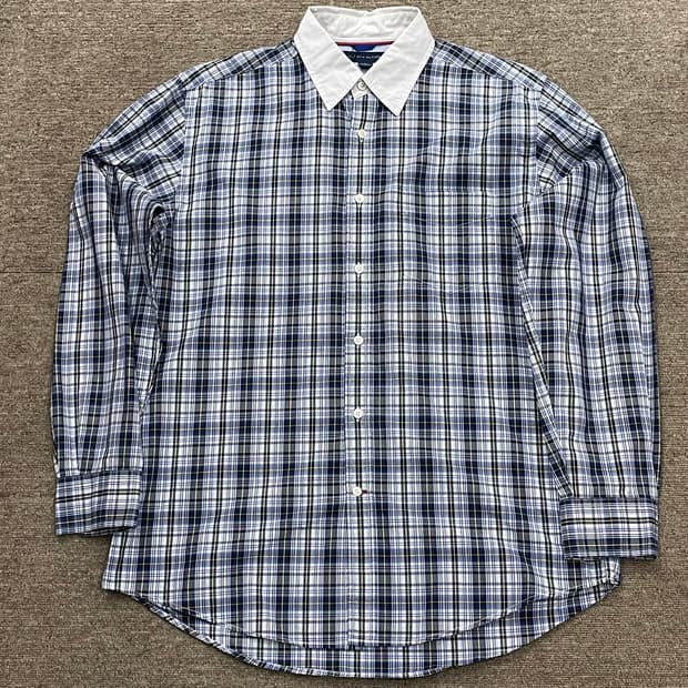 (M) Tommy 타미힐피거 체크 셔츠