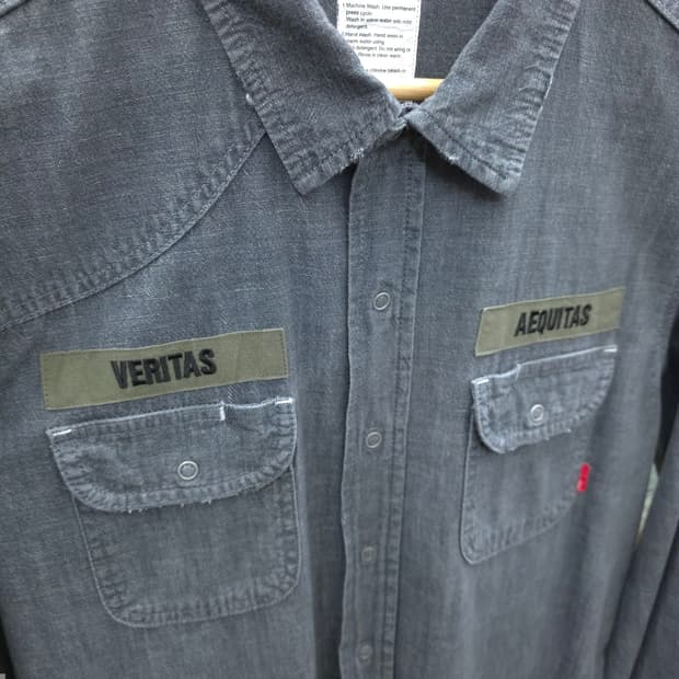 WTAPS TYPE 샴브레이 워크셔츠(Mike)