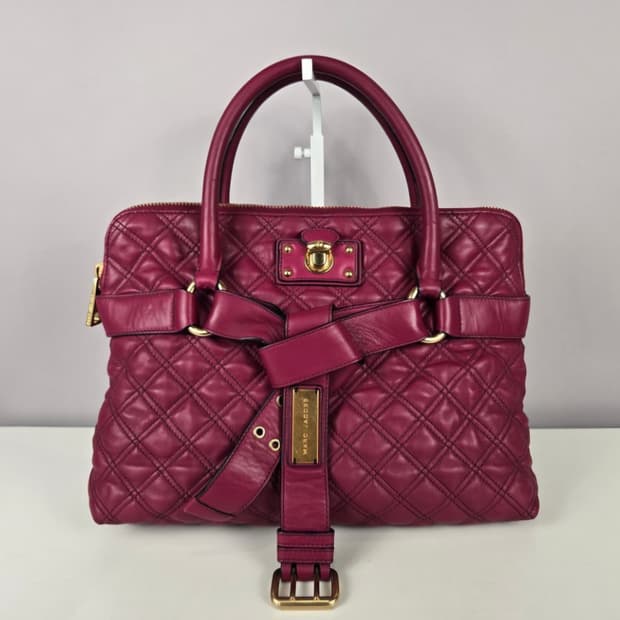 마크제이콥스 브루나 퀼팅 레더 램스킨 토트백 가방 정품 Bruna bag