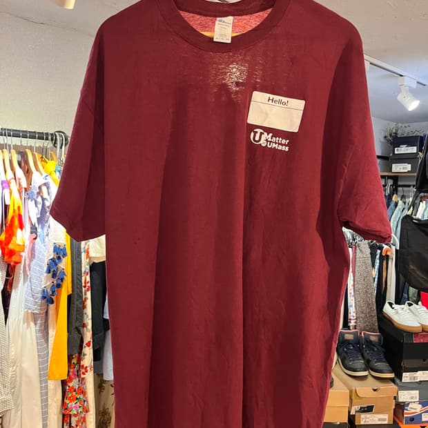 UMass Amherst 스태프 프린팅 티셔츠 XL