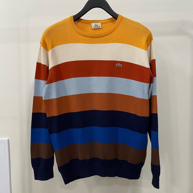 라코스테 멀티컬러 니트
