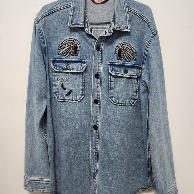 에잇세컨즈 데님 자켓