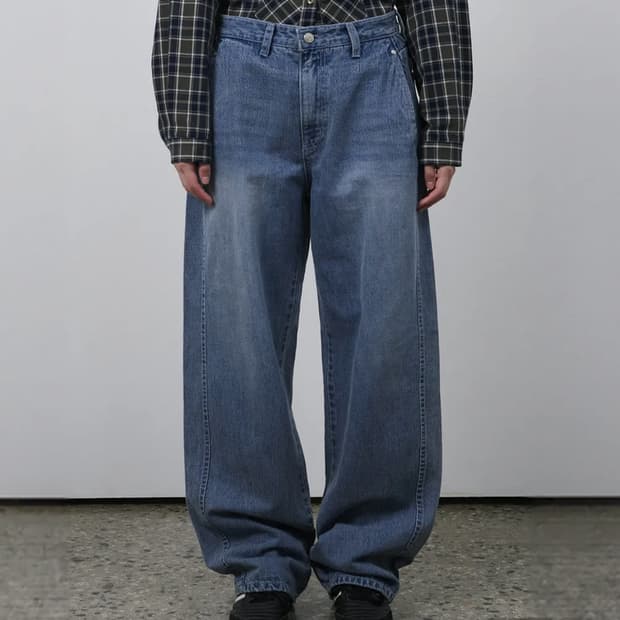 (품절템) 오헤시오 WIDE DENIM PANTS