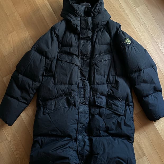 스톤아일랜드 롱 패딩 블랙